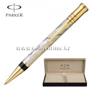 Ручка шариковая Parker 'Duofold' Pearl & Black S0767550
