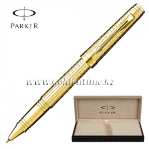 Ручка роллер Parker 'Premier' Graduated Chiselling GT S0887950