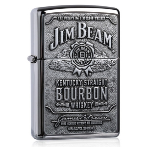 Зажигалка Zippo 250JB928 Jim Beam Pewter Emblem