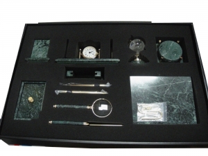 Настольный офисный набор Deluxe Green TE-125