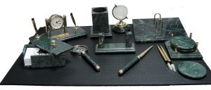 Настольный офисный набор Deluxe Green TE-125