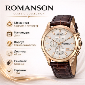 Наручные часы Romanson TL4247HM1RASBR
