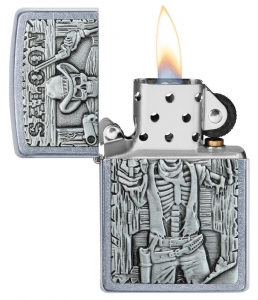 Зажигалка  Zippo 49298 Saloon Skull