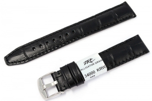 Ремешок кожаный ZRC 5590691 NDIANA MAT CALF ALLIGATOR BLACK 18MM