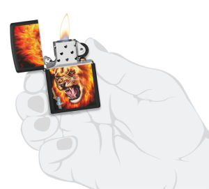 Зажигалка  Zippo 218.CI001279 MAZZI FLAME LION
