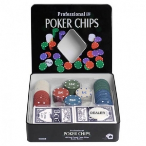 Набор для покера Professional Poker Chips 100 фишек ― Golden Time
