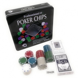 Набор для покера Professional Poker Chips 100 фишек