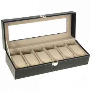 Шкатулка для хранения часов Кожа 6