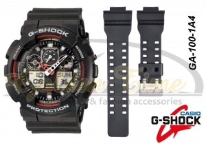 Ремешок пластиковый для часов Casio G-SHOCK GA-100-1A4