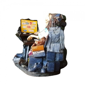 Статуэтка "Скелет любитель шоппинга" WU75494VA