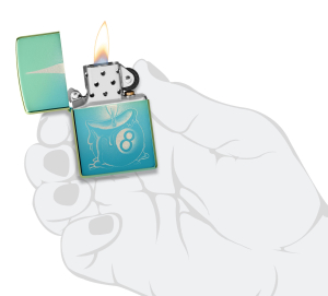 Зажигалка Zippo 48615 49191 Eight Ball Tattoo Design